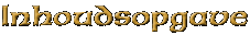 inhoudsopgave